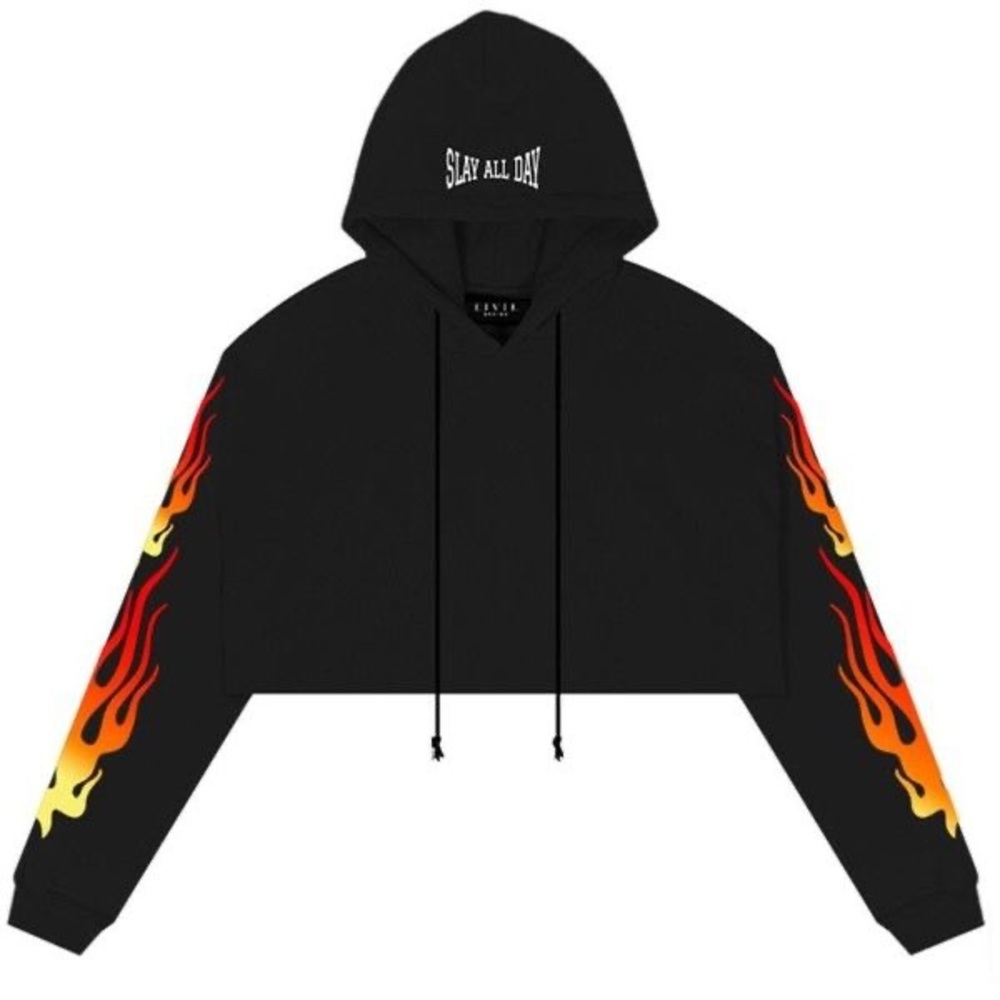 Cropped hoodie